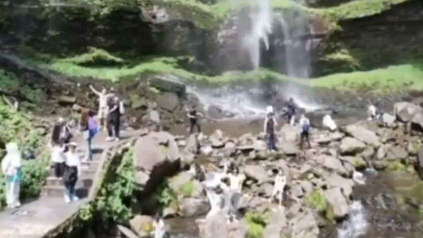 IMÁGENES FUERTES: turista muere luego de que le cae una roca en la cabeza