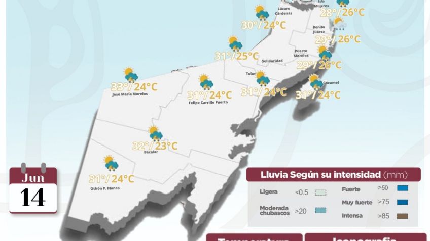 Huracán Alberto: Prevén lluvias intensas para seis municipios de Quintana Roo