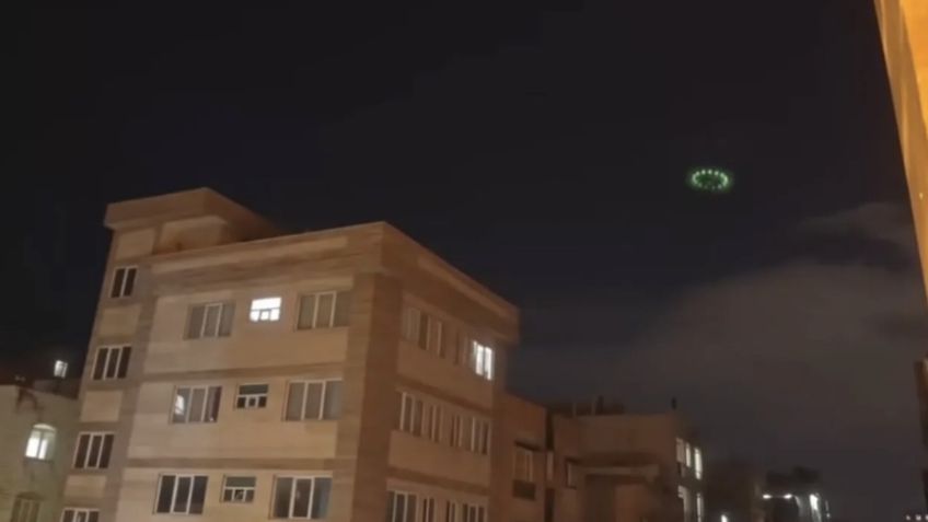 Captan en VIDEO de alta definición increíble nave “extraterrestre” en Irán