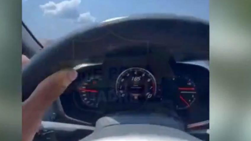 VIDEO: "No me vas a alcanzar 'guardita'", Corvette desata persecución a 200 km/h