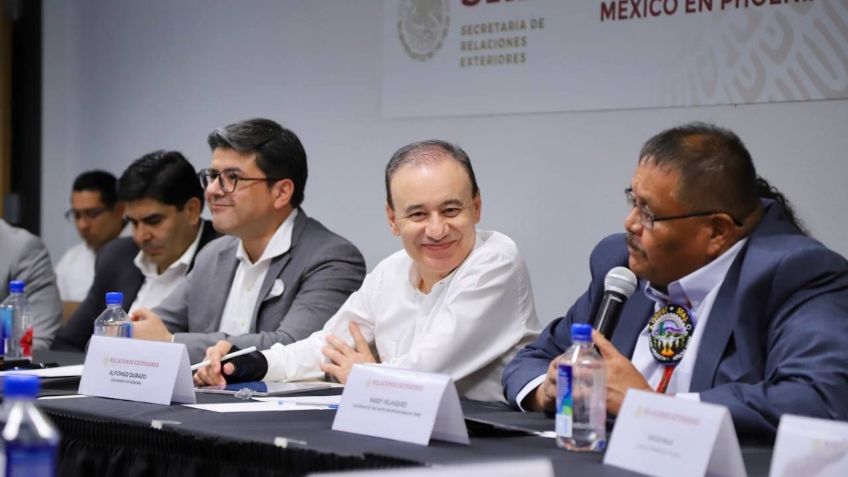 Promueve Gobernador Durazo Plan Sonora ante líderes empresariales y autoridades de Tribus originarias de Arizona