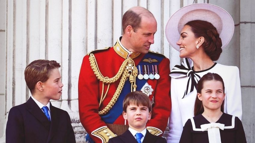 Tras la reaparición de Kate Middleton, el príncipe William manda mensaje posando con sus hijos