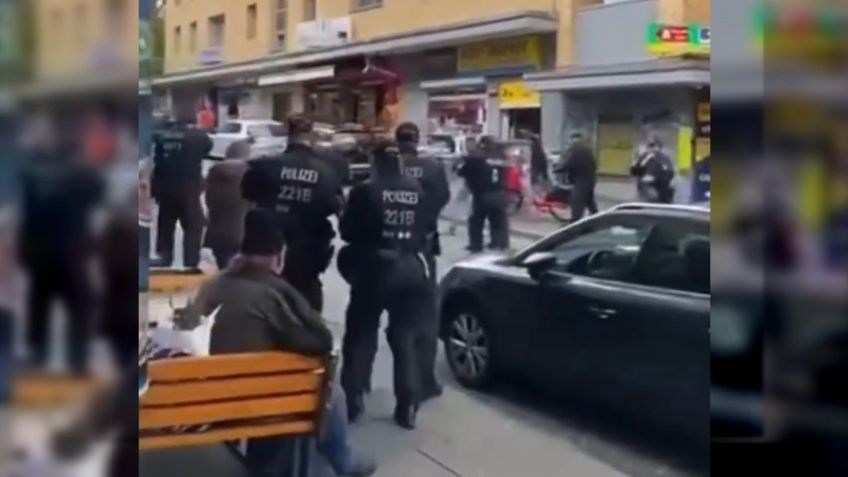 VIDEO: Policía hiere a hombre armado cerca de zona de Eurocopa