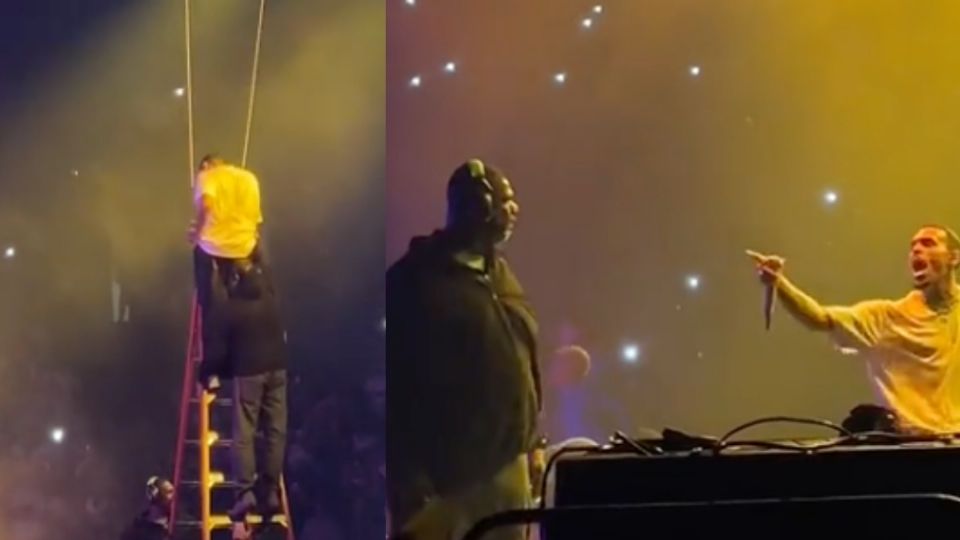 Chris Brown se enfada en concierto en Nueva Jersey