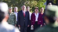 Delfina Gómez encabeza ceremonia de izamiento de Bandera y arranque de la campaña de Destrucción de Armamento en el Edomex 