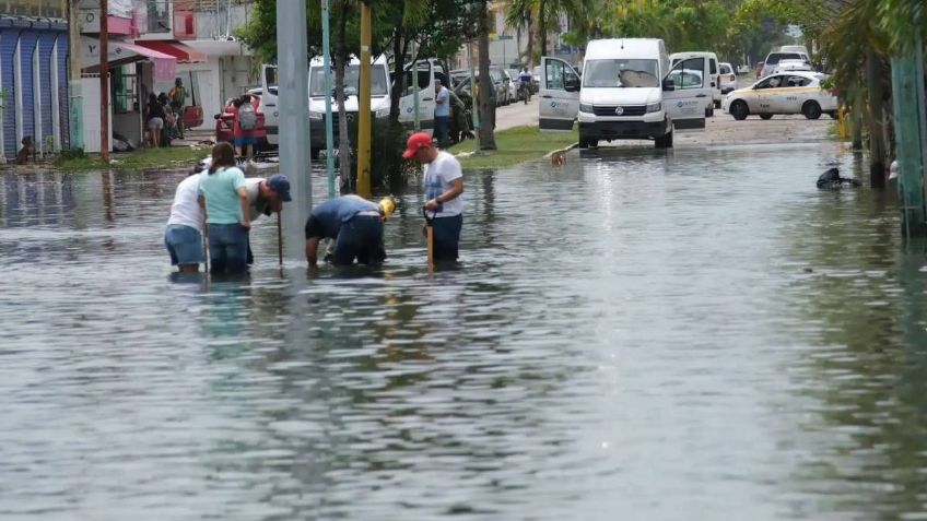 SEP: suspenden clases en 2 municipios de Quintana Roo por las intensas lluvias