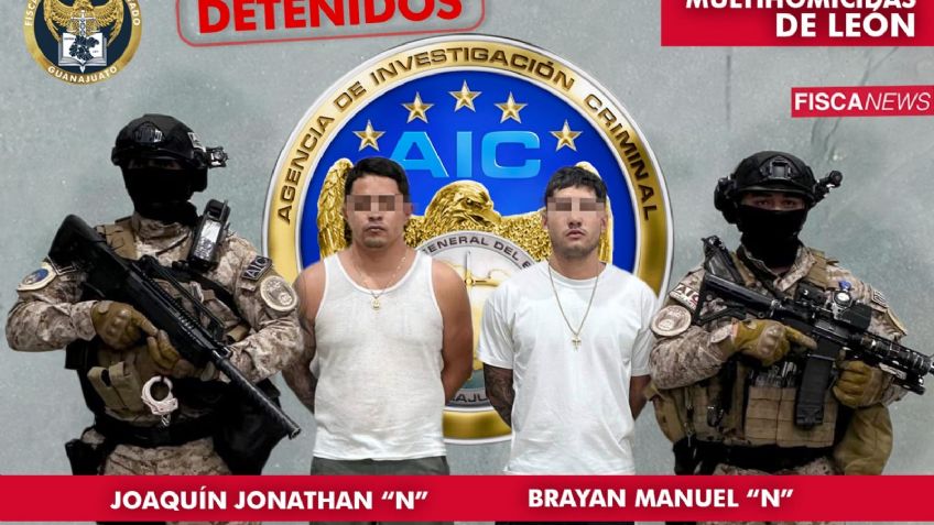 Joaquín Jonathan y Brayan Manuel fueron detenidos por masacre en vecindad de León