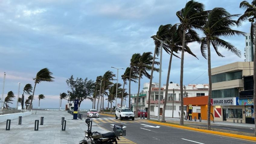 Por actividad ciclónica, autoridades de Veracruz emiten alerta gris