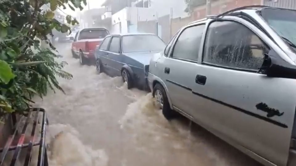 Fuertes lluvias en Puebla