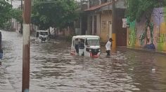 Fuertes lluvias deja varias afectaciones en calles de Juchitán de Zaragoza