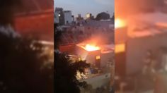 Se reporta incendio en Centro de Distribución de Tacos El Califa en la Escandón