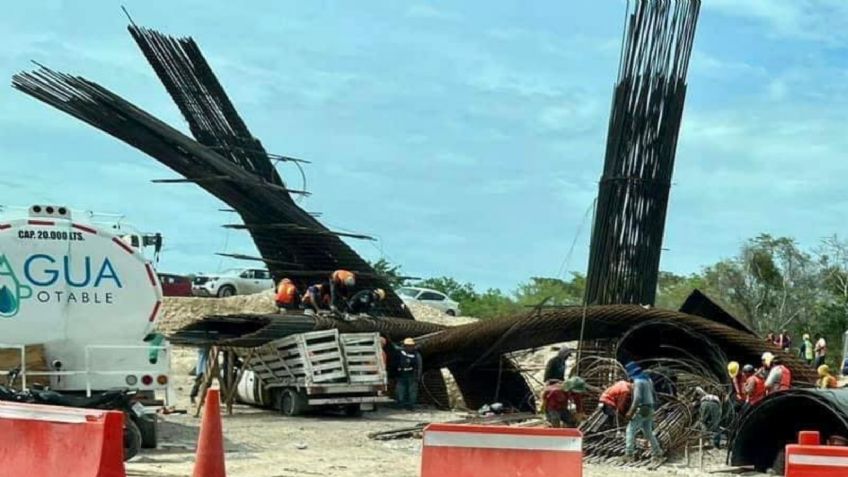 Clima provoca flexión en estructura del Tren Maya debido a potencial ciclón, no hay muertos ni heridos