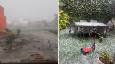 VIDEOS: así se vivió la intensa granizada que azotó la capital de Puebla