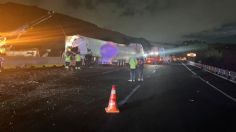 ¿Qué pasó en la autopista Chamapa-Lechería hoy, 19 de junio? Tráiler choca con pipa cargada con combustible