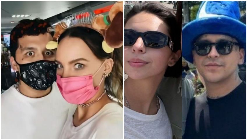 Las diferencias de los viajes que Nodal hizo a Disney, primero con Belinda y ahora con Ángela Aguilar: FOTOS