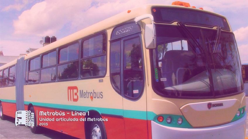 Metrobús cumple 19 años y así se veía en su primera vez