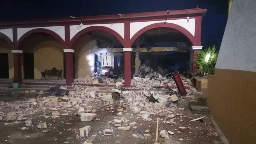 Se registra explosión en agencia municipal de Santa María Jicaltepec, Oaxaca