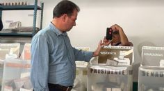 Pepe Yunes emitió su voto en Perote