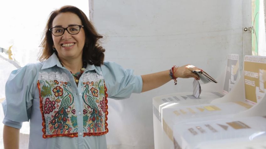 Destaca Azucena Cisneros alta participación en Ecatepec durante la jornada electoral