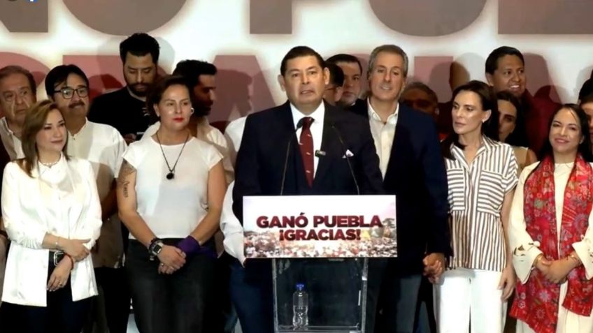 Alejandro Armenta se declara ganador por la gubernatura de Puebla