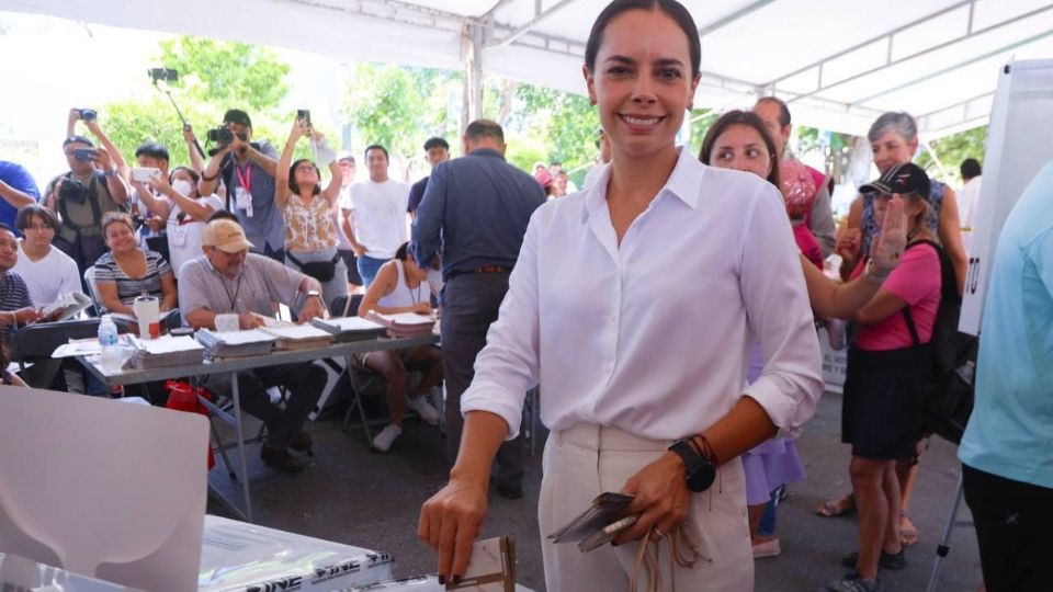 Ana Paty Peralta, candidata a la presidencia municipal de Benito Juárez en Quintana Roo.