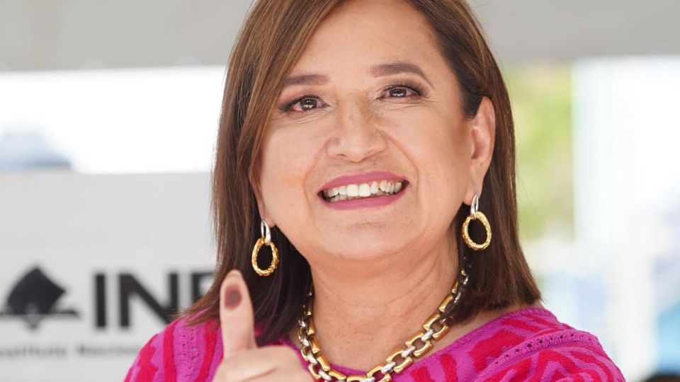 Xochitl Gálvez pidió a la gente que salga a votar.