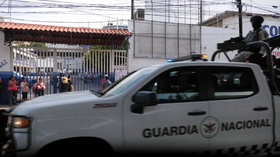 La Guardia Nacional vigila la elección en Guerrero.