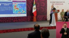 AMLO asegura que Fuerzas Armadas trabajan ante el paso de la tormenta tropical Alberto