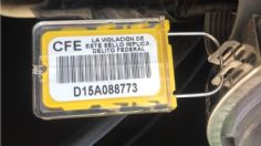 Sello de la CFE: ¿Qué dice la advertencia en letras pequeñas con forma de candado amarillo?