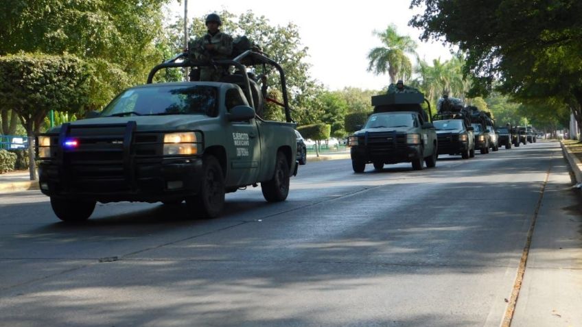 Blindan Sinaloa con la llegada de 600 militares