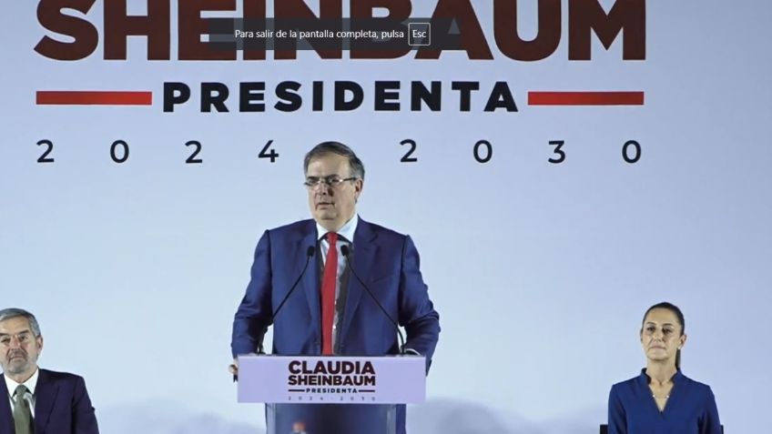 Marcelo Ebrard agradece a Claudia Sheinbaum por integrarlo a su gabinete: "Cumpliré esta nueva misión con dedicación, empeño y lealtad"