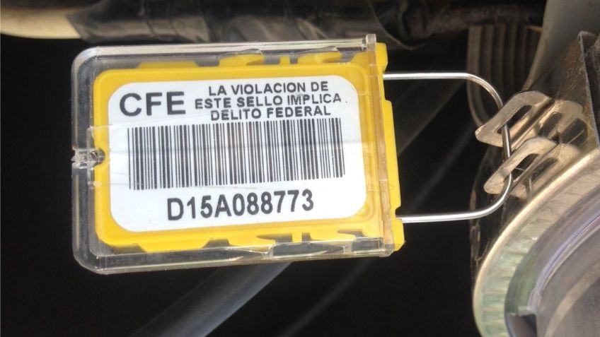 Sello de la CFE: ¿Qué dice la advertencia en letras pequeñas con forma de candado amarillo?