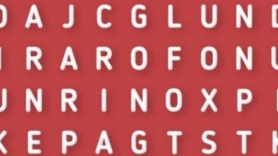 Sólo una mente de un genio puede encontrar la palabra ‘LAGARTO’ en menos de 5 segundos. Fuente: genial.guru