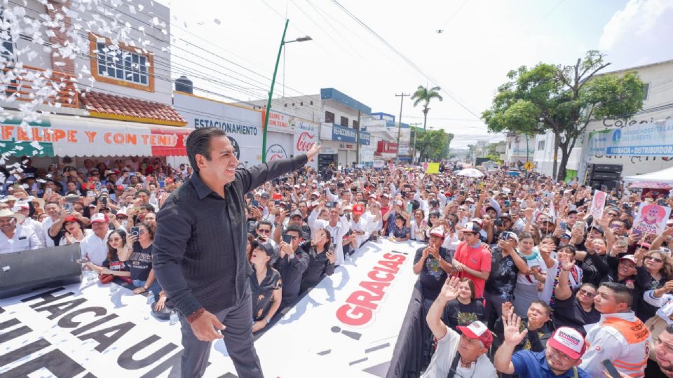 Eduardo Ramírez, durante un acto de campaña en mayo pasado.