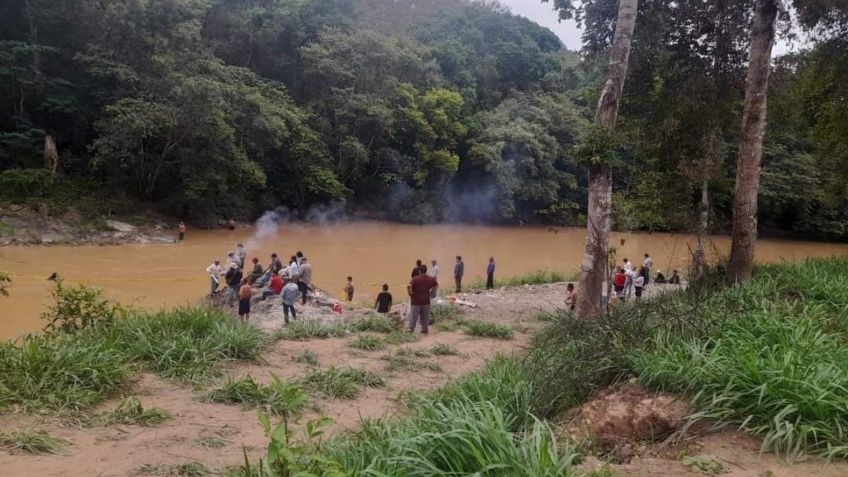 Muere un menor de edad tras ser arrastrado por la corriente del Río Grande en Oaxaca