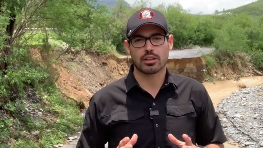 David de la Peña, presidente Municipal de Santiago, solicita declaratoria de zona de desastre tras el paso de "Alberto"