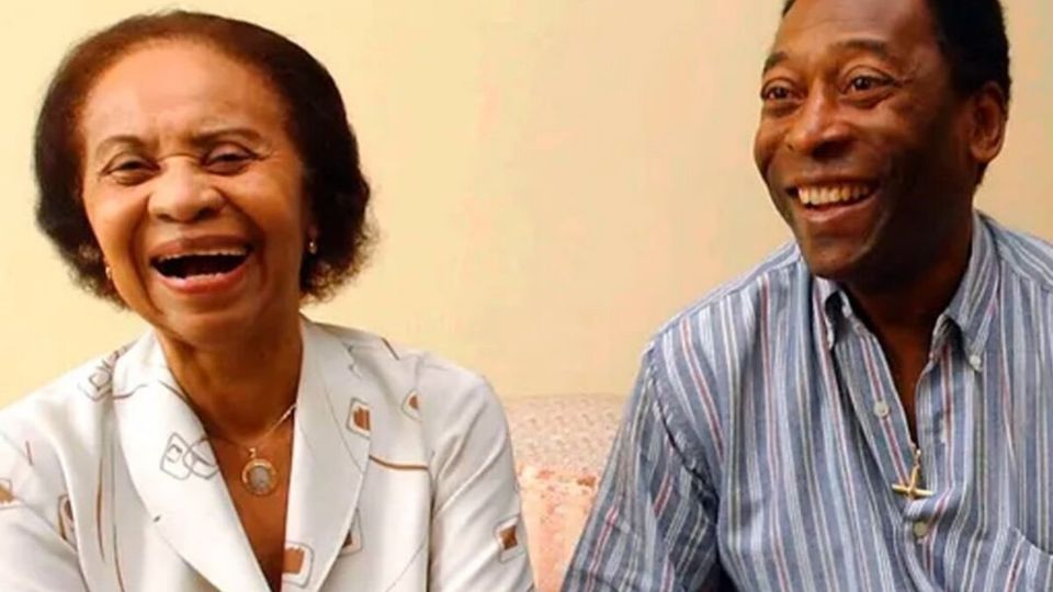 Celeste y Pelé juntos