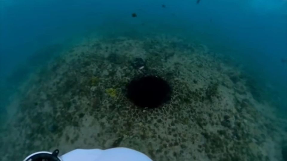 Ojo de agua es visto en Quintana Roo