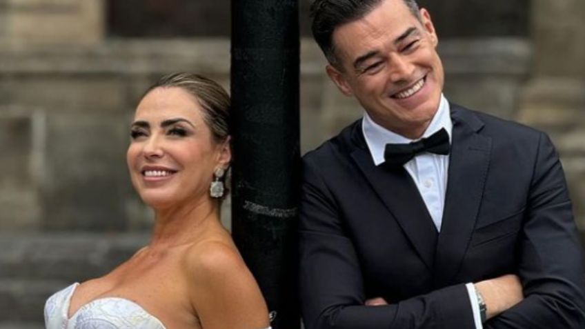 Tunden a Carmen Muñoz por su vestido en boda religiosa con Juan Ángel Esparza, la iglesia se pronuncia