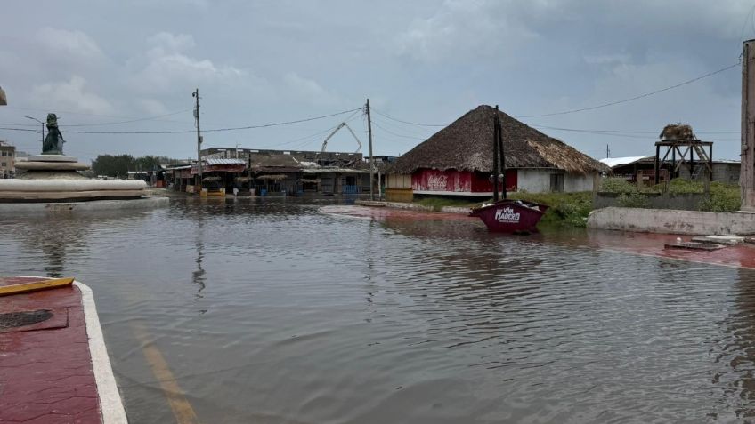 Cierran playa Miramar por fuertes lluvias