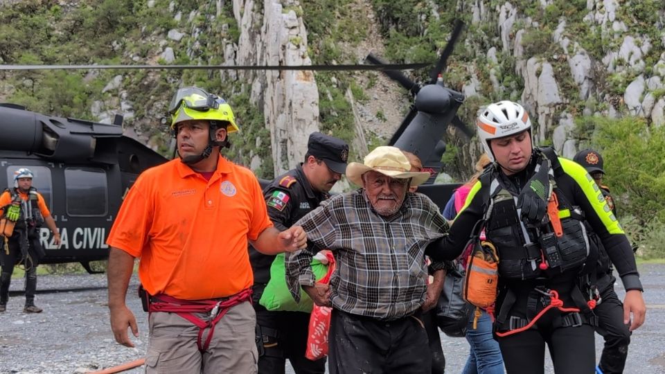 Trasladaron a los afectados a albergues del estado