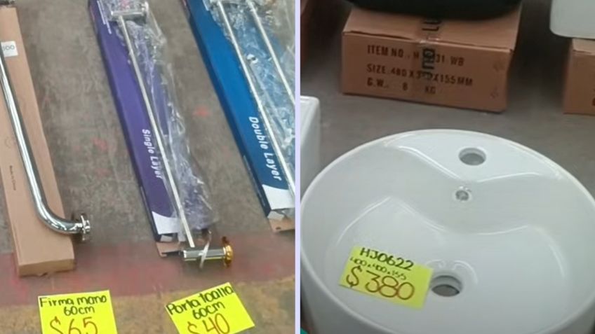 Descubren en las calles del Centro Histórico de la CDMX una bodega con piezas para baño desde los 300 pesos | VIDEO