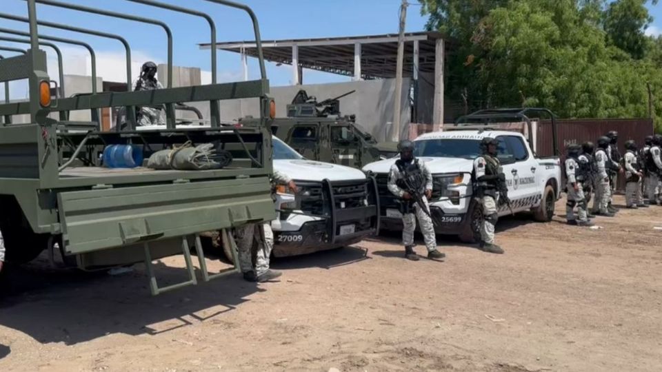 Guardia Nacional antes de abatir a 'El Chore'