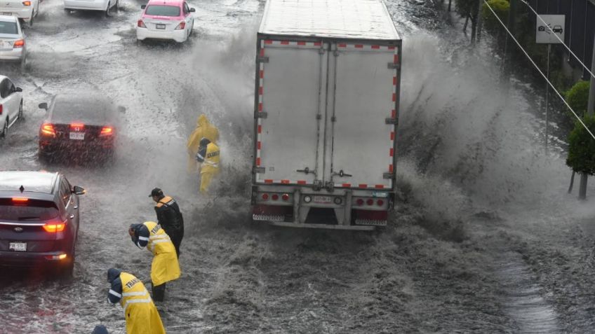 Activan Alerta Amarilla por fuertes lluvias en la CDMX