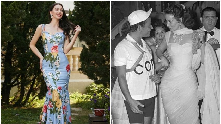 Los vestidos de cola de sirena que María Félix puso en tendencia en el Cine de Oro, hoy son el éxito del verano