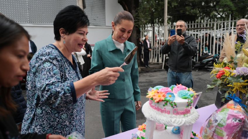 Así fue el festejo de Claudia Sheinbaum por su cumpleaños