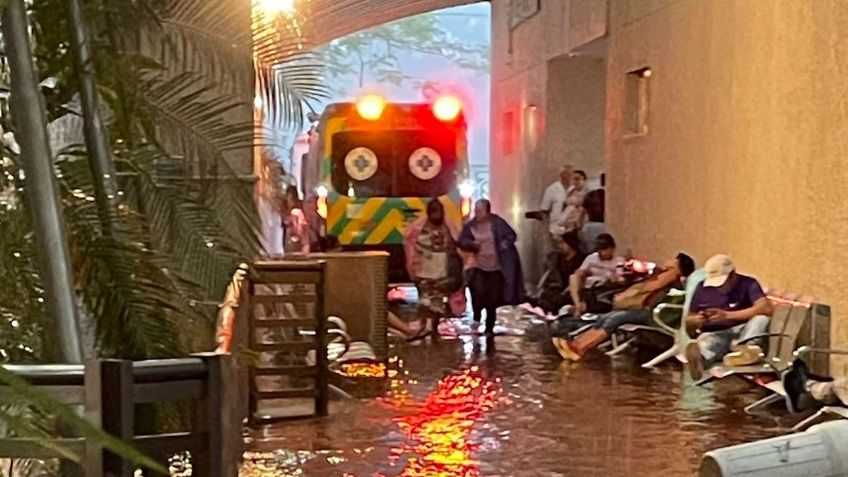 Colapso de un plafón e inundaciones, intensa lluvia deja afectaciones en Mérida