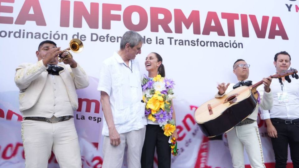 Así celebró Claudia Sheinbaum, virtual presidenta electa, su cumpleaños en Querétaro en el 2023.