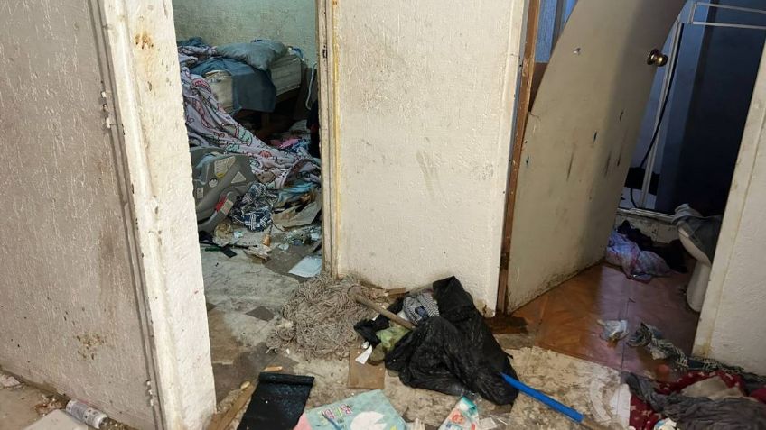 Rescatan a 3 niños, entre ellos un bebé, abandonados en un departamento en Hermosillo