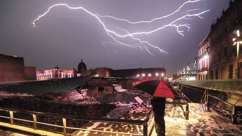 Alertan por lluvias fuertes con actividad eléctrica en la CDMX durante 10 días